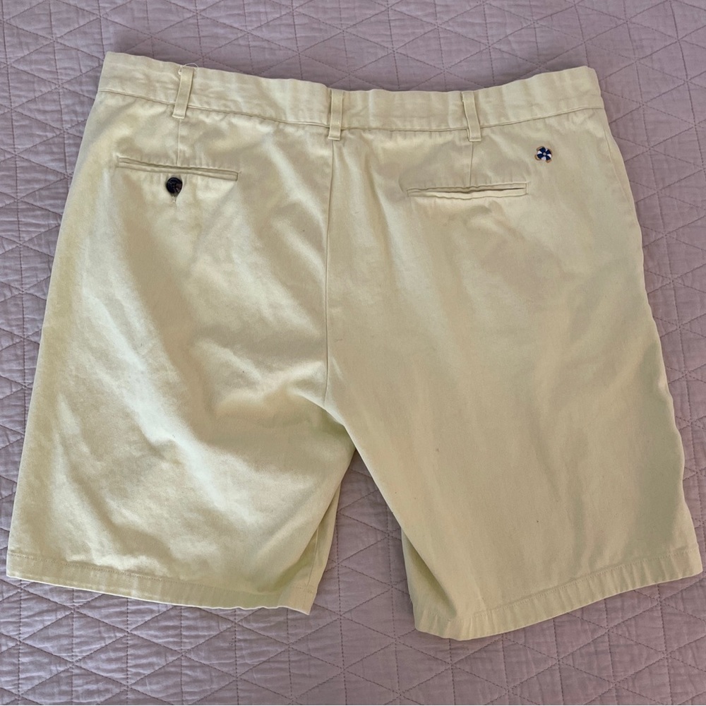 CASTAWAY NANTUCKET ISLAND CISCO SHORT STRETCH TWILL NEON YELLOW Size 38 $89.50 - Picture 6 of 8